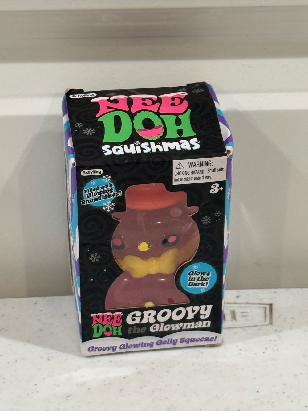 NEW Nee Doh ~ The Groovy Glowman Gelly Squeeze ~ Glows in the Dark - Picture 3 of 11